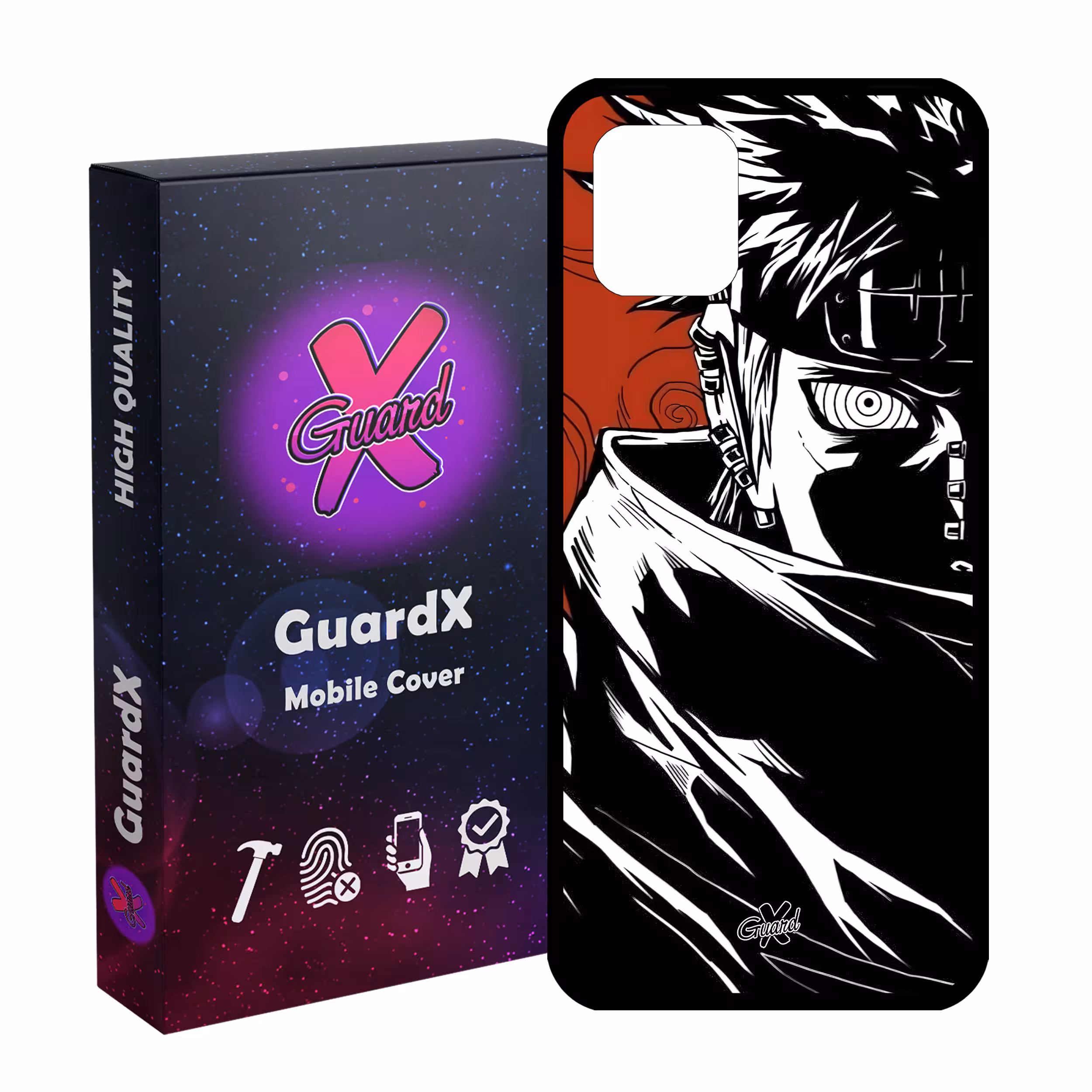 کاور گارد ایکس طرح Pain Anime مدل Glass10551 مناسب برای گوشی موبایل سامسونگ Galaxy Note 10 Lite / A81