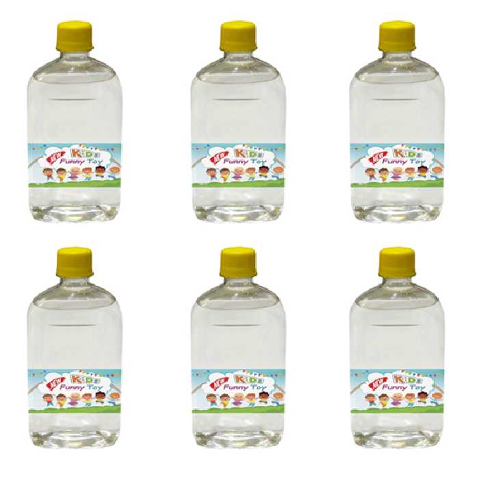 چسب ساخت ژل بازی مدل کیدز فانی توی حجم 500 میلی لیتر بسته 6 عددی