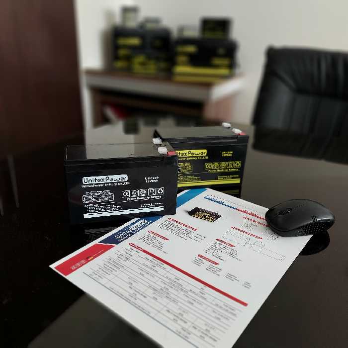 باتری 12 ولت 9 آمپر یونیتکس پاور مدل UP12-9