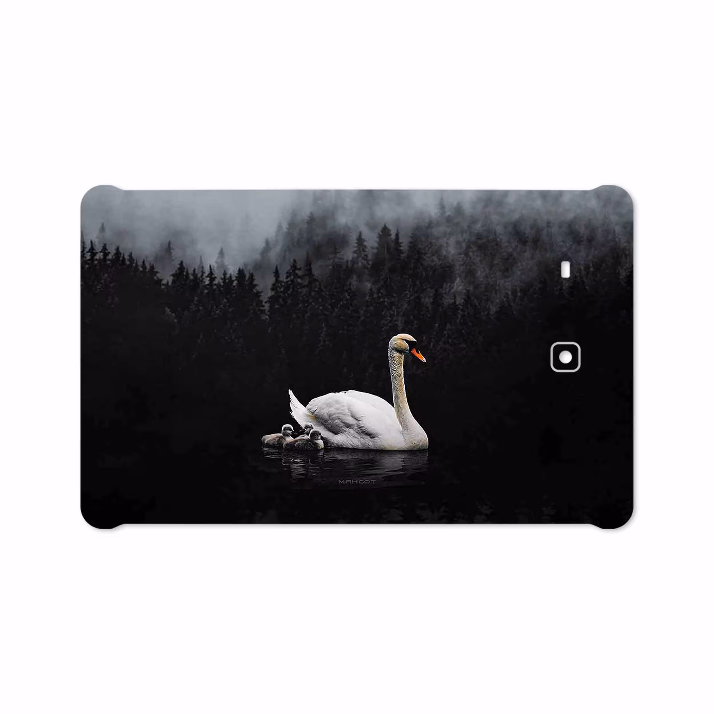 برچسب پوششی ماهوت مدل Swan Lake مناسب برای تبلت سامسونگ Galaxy Tab E 9.6 2015 T560