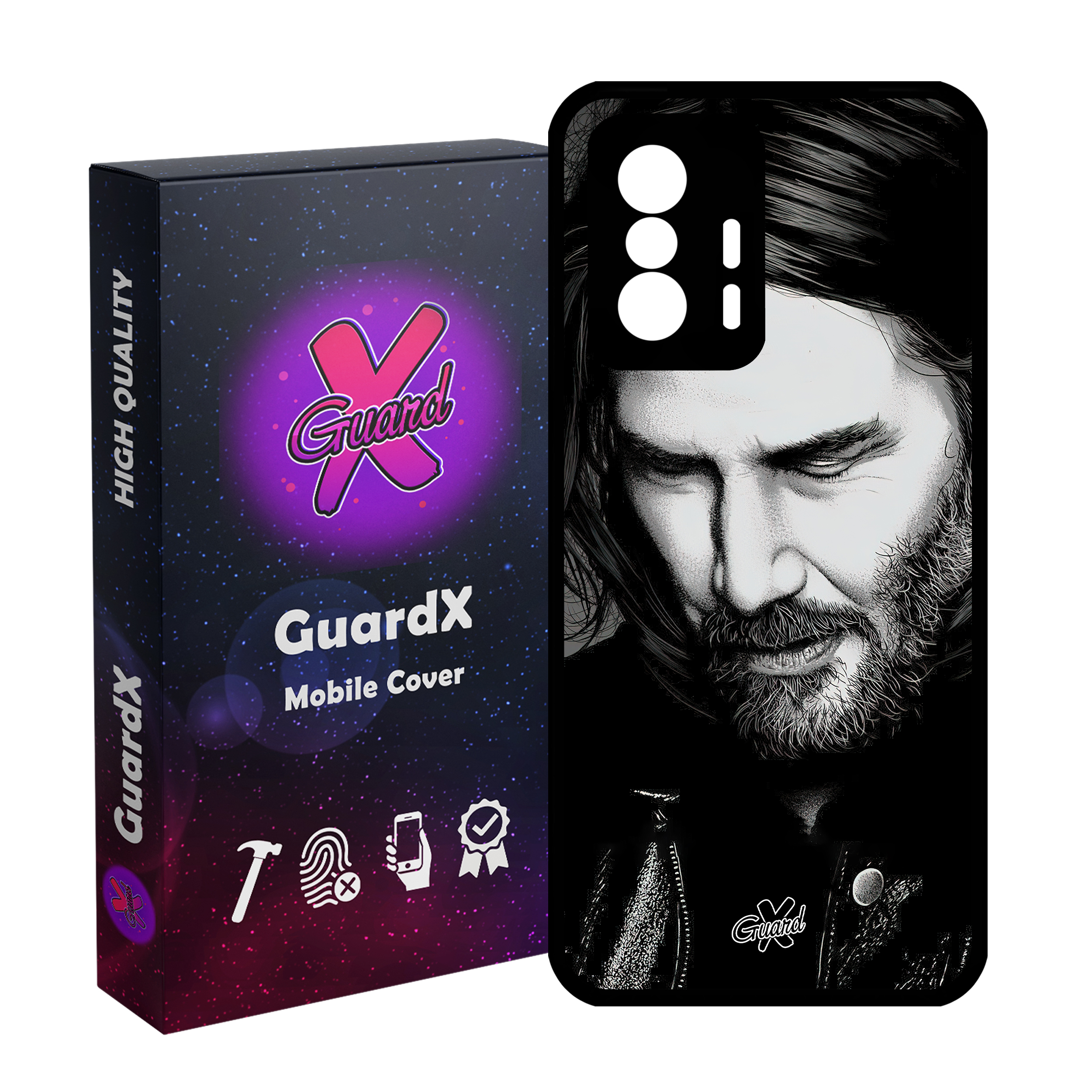 کاور گارد ایکس طرح جان ویک مدل Glass10498 مناسب برای گوشی موبایل شیائومی 11T Pro / 11T