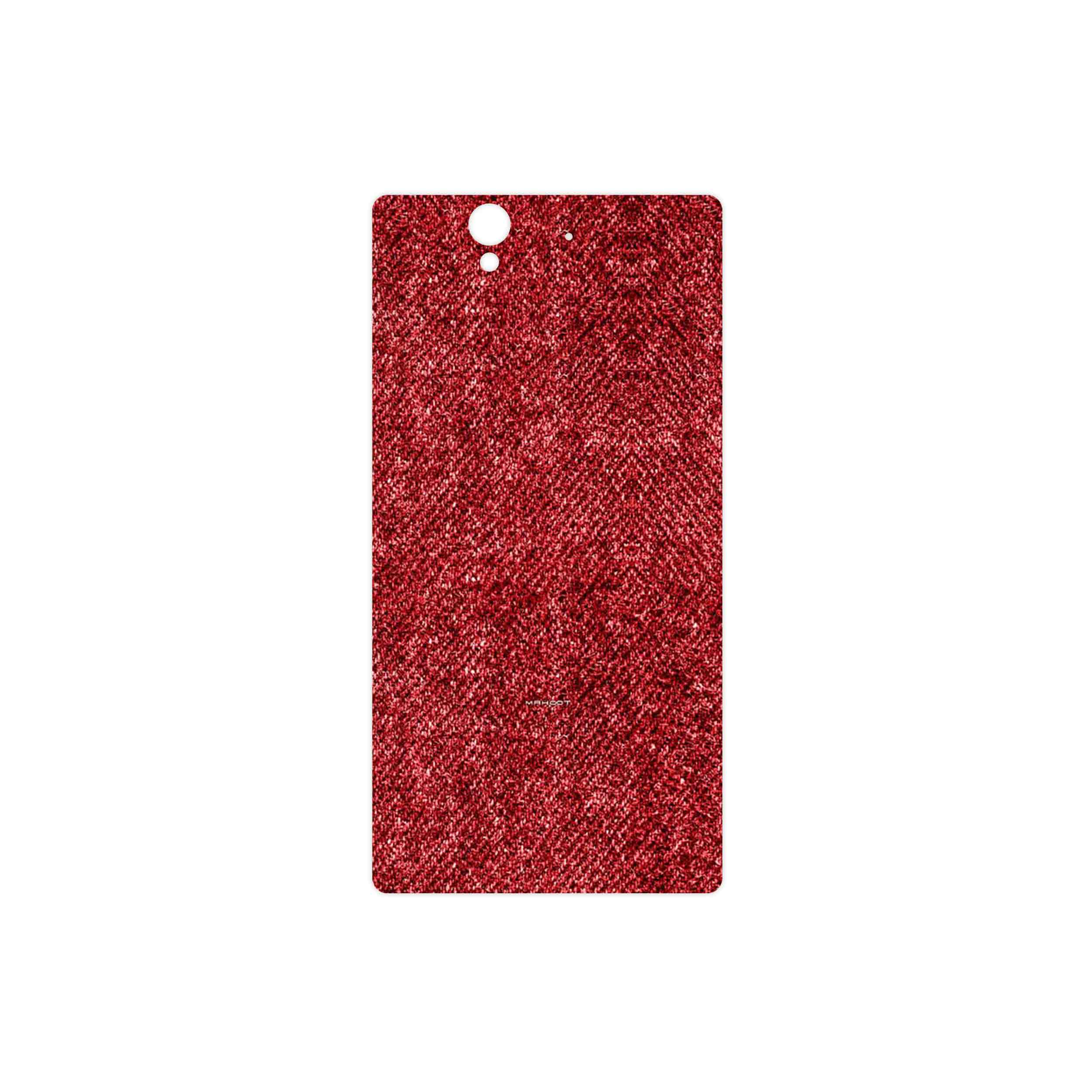 برچسب پوششی ماهوت مدل Fabric Texture 4 مناسب برای گوشی موبایل سونی Xperia X