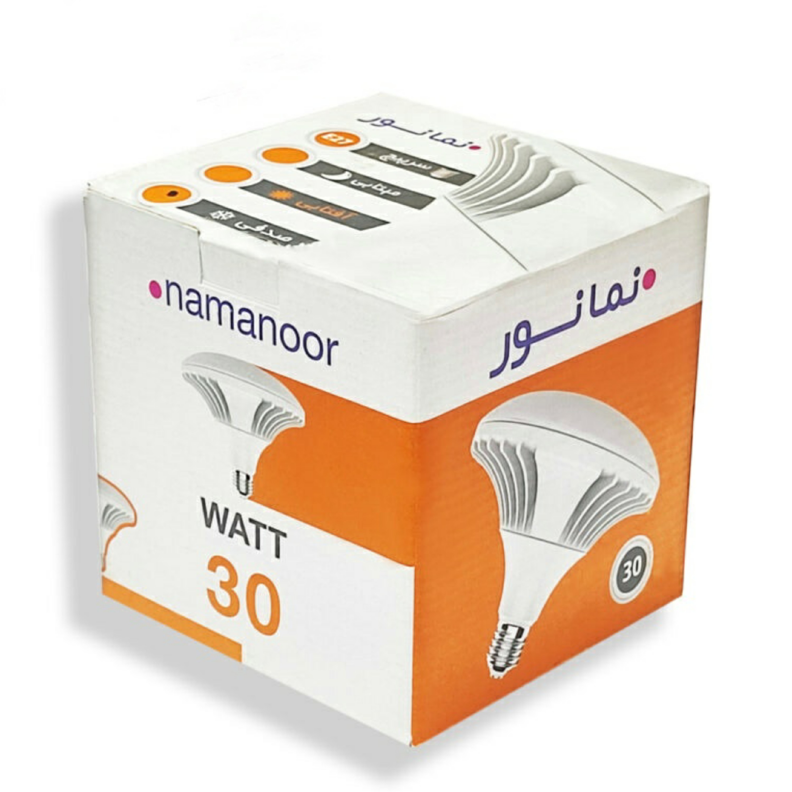 لامپ سفینه ای 30 وات نمانور  (مهتابی)