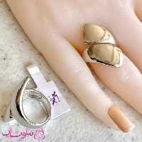 انگشتر دخترانه بزرگ وای اس ایکس نقره ای کد 47-3