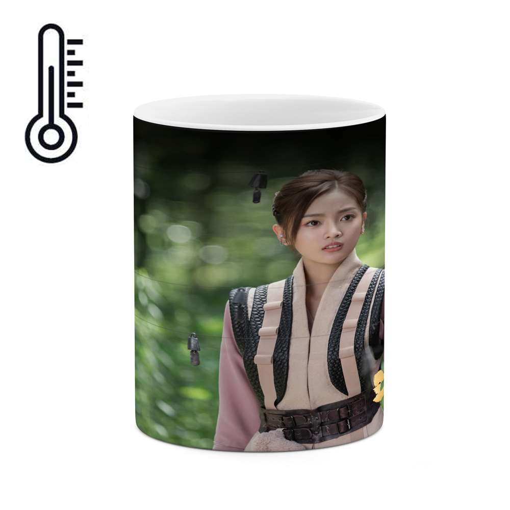 ماگ حرارتی کاکتی طرح دختر مدل mgh15718