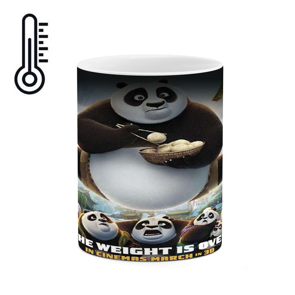 ماگ حرارتی طرح پاندای کونگ فو کار  مدل mgph13338