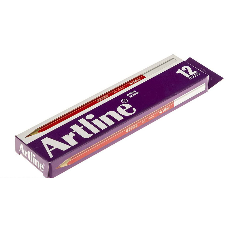 مداد قرمز آرت لاین کد 45 بسته 12 عددی