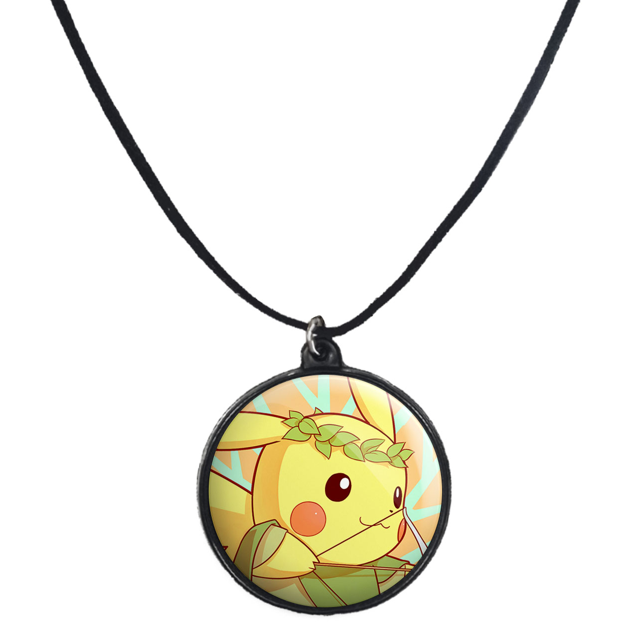 گردنبند پرمانه طرح pokemon کد pmb.25175 مدل دو طرفه