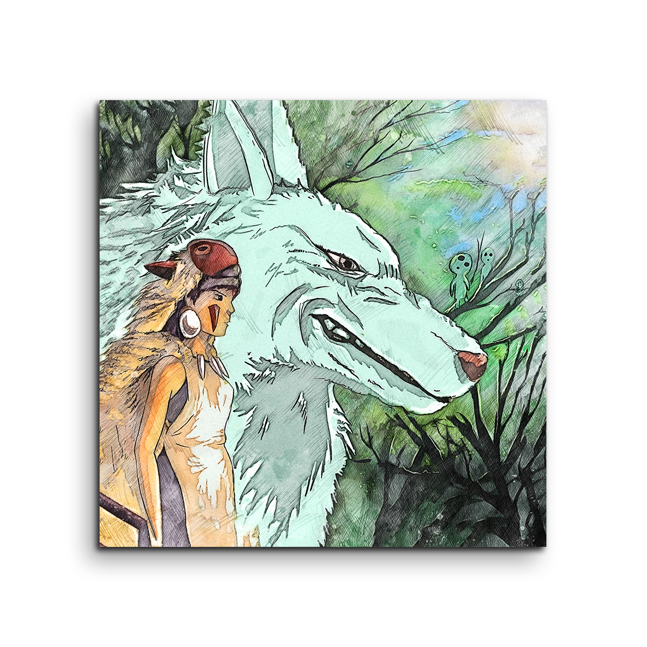 تابلو شاسی طرح نقاشی دیجیتال کد 121218