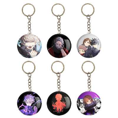 جاکلیدی خندالو مدل انیمه جوجوتسو کایزن کد 428A مجموعه 6 عددی