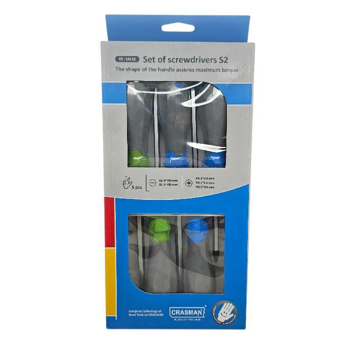 ست 5 عددی پیچ گوشتی ضربه خور کراسمن