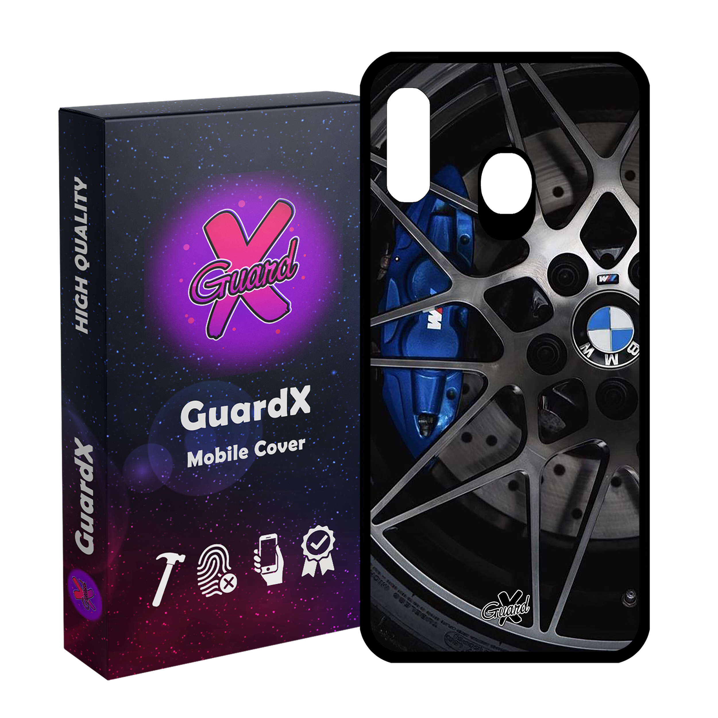 کاور گارد ایکس طرح BMW مدل Glass10437 مناسب برای گوشی موبایل سامسونگ Galaxy A30/A20/M10S