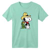 تی شرت آستین کوتاه بچگانه مدل اسنوپی کد 78 رنگ سبز