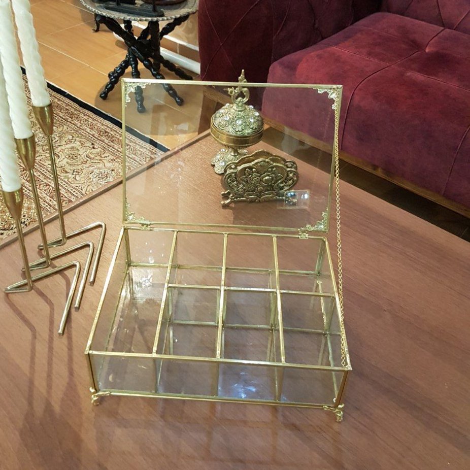 تی بگ 7 خانه بزرگ برنجی پایهدار