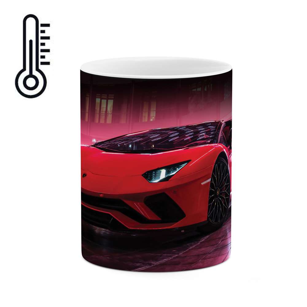 ماگ حرارتی طرح ماشین لامبورگینی مدل mgph10464