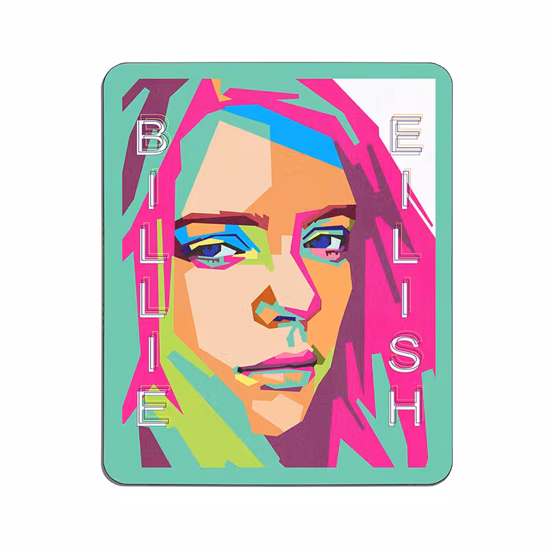 ماوس پد طرح Billie Eilish کد 3295