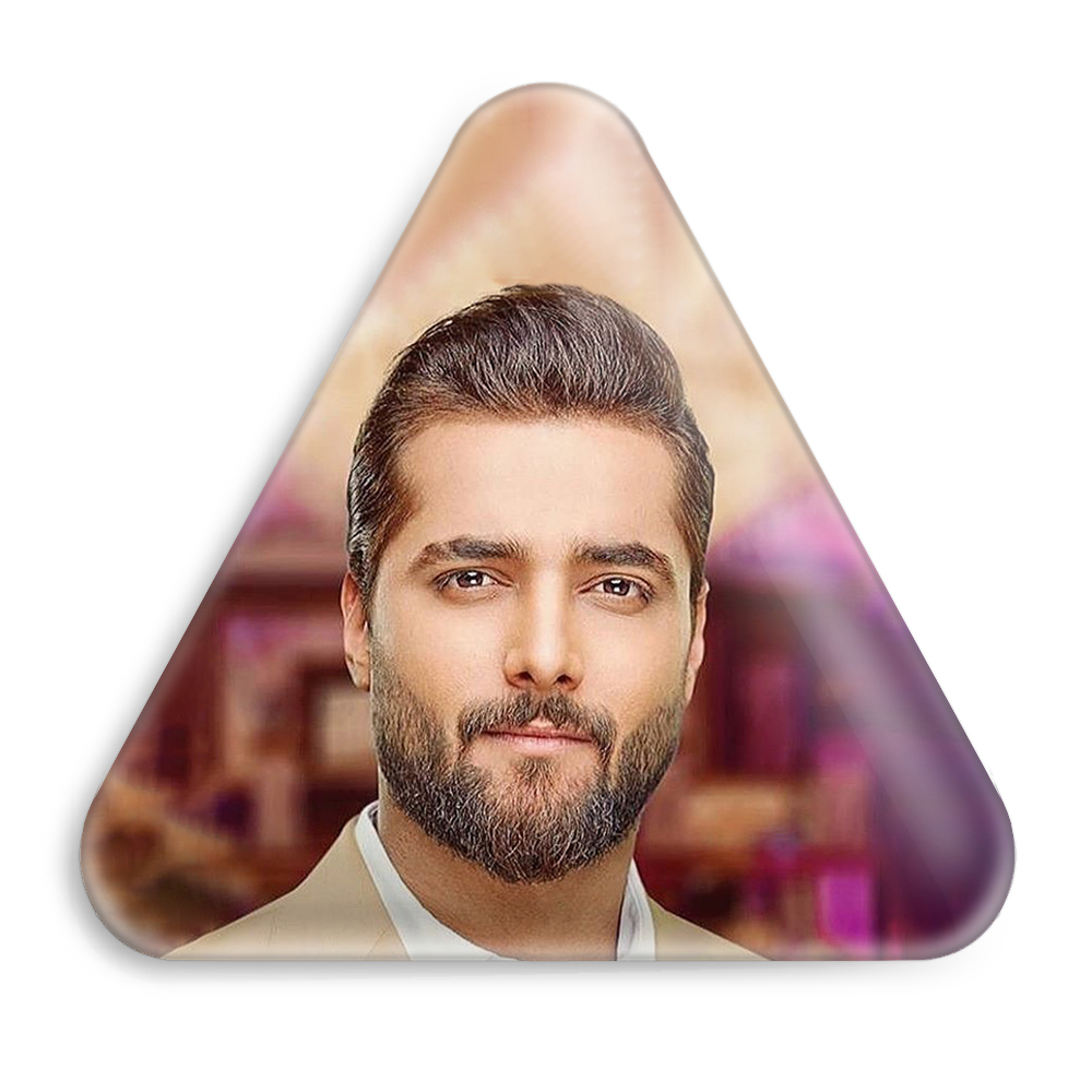 پیکسل خندالو طرح امیر مقاره ماکان بند مدل مثلثی کد 2539