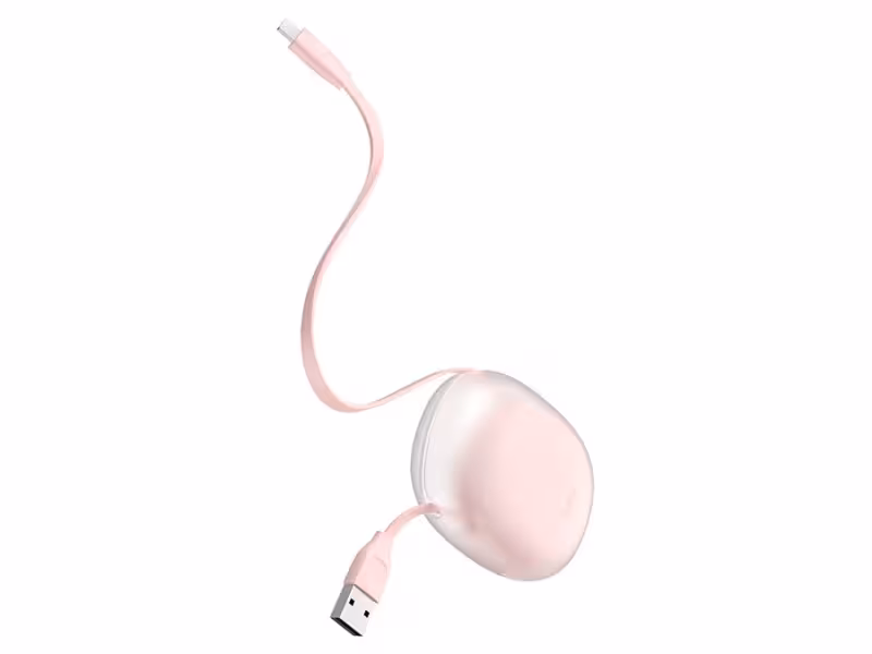 کابل شارژ و انتقال داده لایتنینگ بیسوس Baseus Little Reunion One-Way Stretchable iP Cable 1m