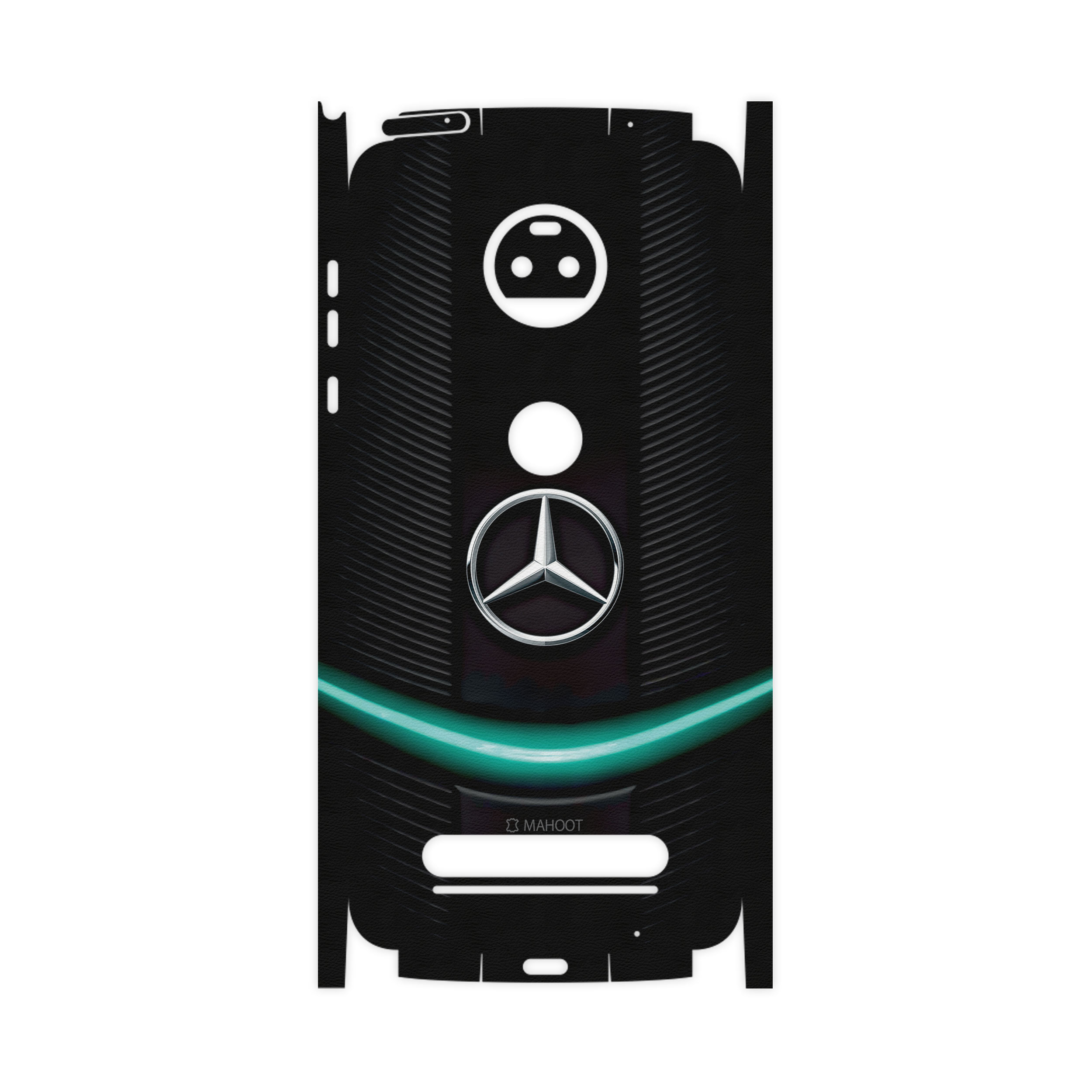 برچسب پوششی ماهوت مدل Mercedes-Benz-FullSkin مناسب برای گوشی موبایل موتورولا Moto Z2 Force