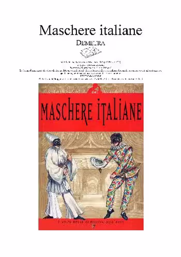 خرید و دانلود نسخه کامل کتاب Maschere Italiane