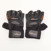 دستکش بدنسازی چرمی ماراتن سایز (L)مدل فیتنس maraton 