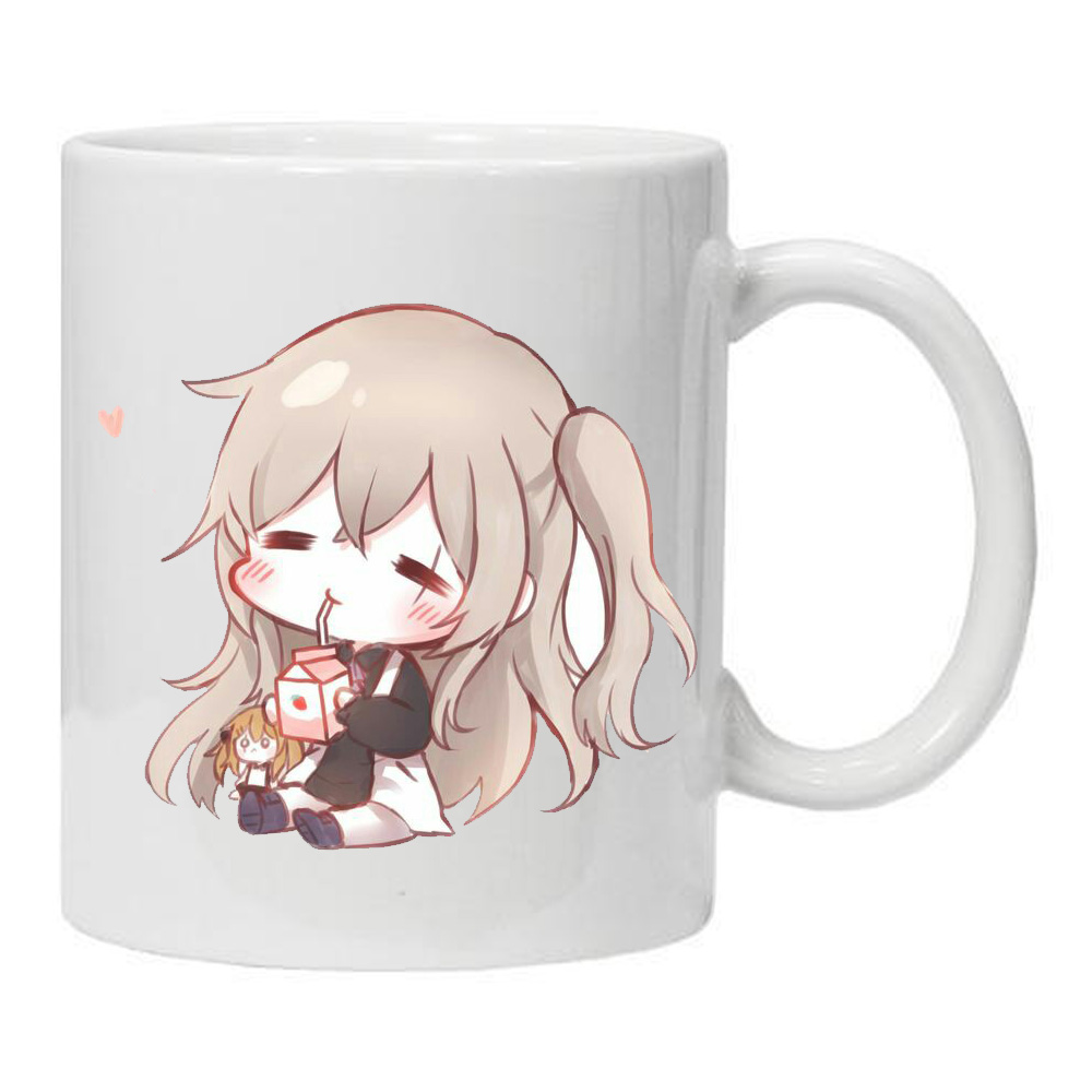 ماگ طرح دختر انیمه کیوت مدل MLS6798