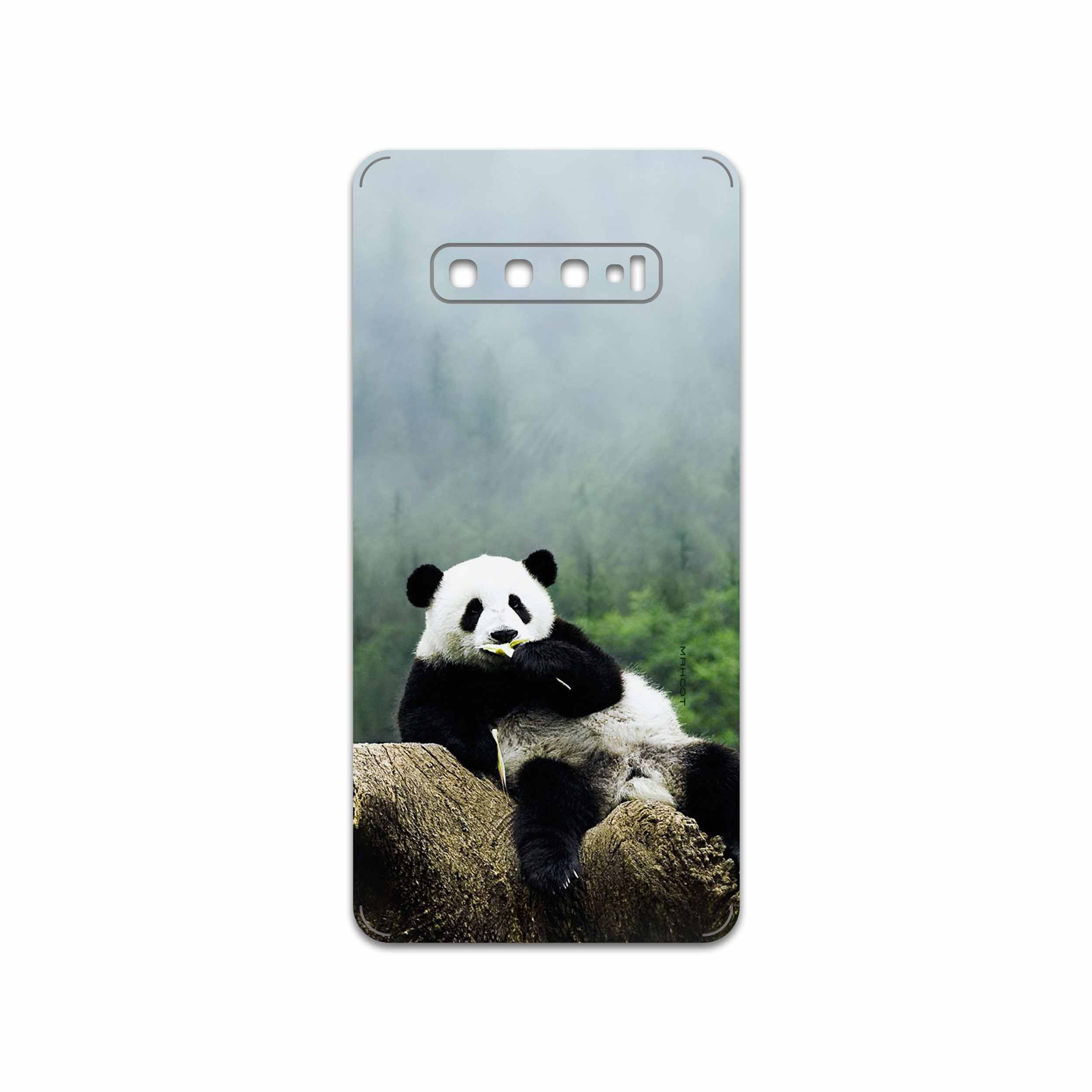 برچسب پوششی ماهوت مدل Panda مناسب برای گوشی موبایل سامسونگ Galaxy S10 Plus