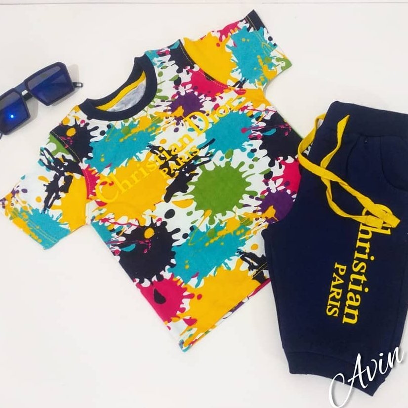 ست تیشرت شلوارک پسرانه2