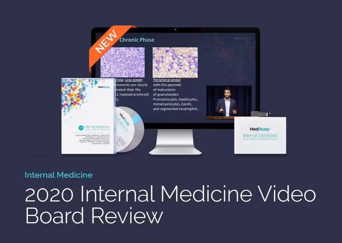 CME INFO MedStudy Internal Medicine Board Review 2020 - کتاب پزشکی بهار