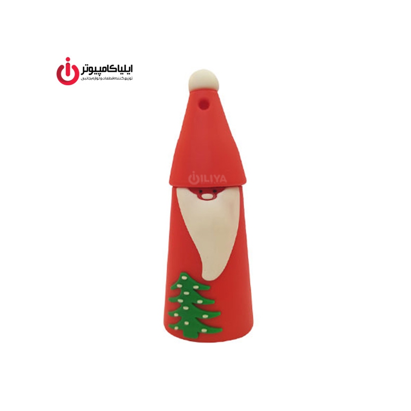 فلش مموری عروسکی کینگ فست مدل NO-15 طرح بابانوئل ظرفیت 32 گیگابایت