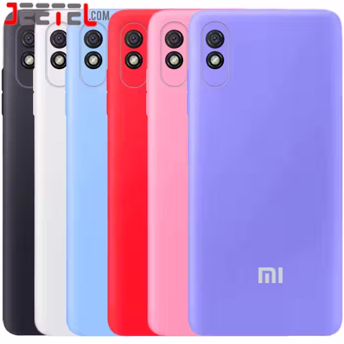 کاور سیلیکونی تک رنگ اورجینال Xiaomi Redmi 9A مدل پاک کنی اصل (متریال ویتنام)