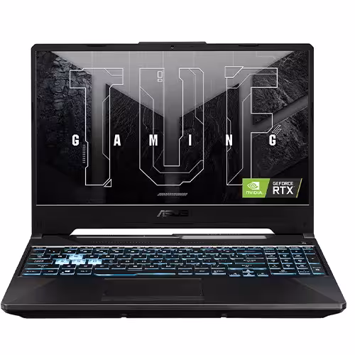 لپ تاپ گیمینگ 15.6 اینچی ایسوس مدل TUF Gaming A15 FA506NCR با پردازنده Ryzen 7 7435HS، رم 16GB و حافظه 1TB.
