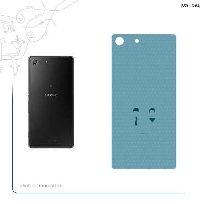 برچسب پوششی ماهوت مدل Minimal Miss and Mister مناسب برای گوشی موبایل سونی Xperia M5