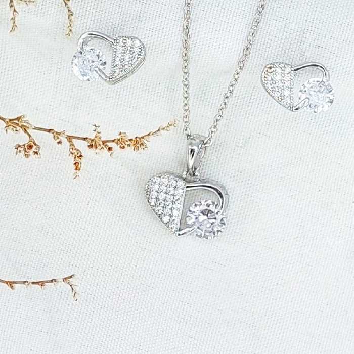 نیمست قلب نقره ایتالیا کد 11941