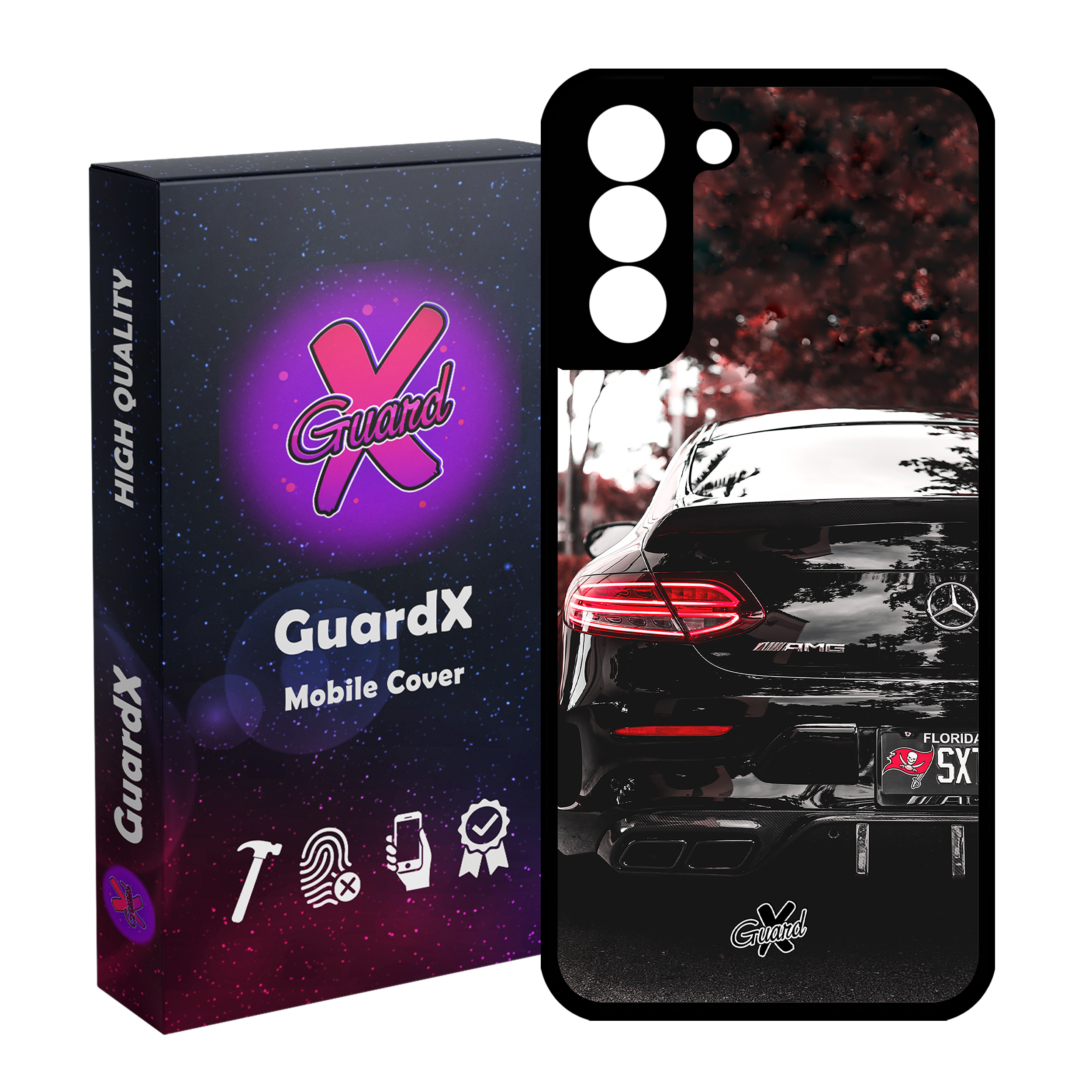 کاور گارد ایکس طرح Benz مدل Glass10350 مناسب برای گوشی موبایل سامسونگ Galaxy S21