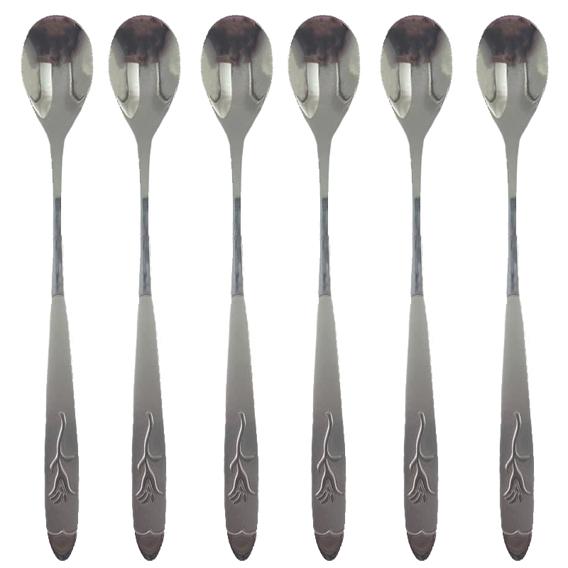 قاشق شربت خوری مدل mikhak مجموعه 6 عددی