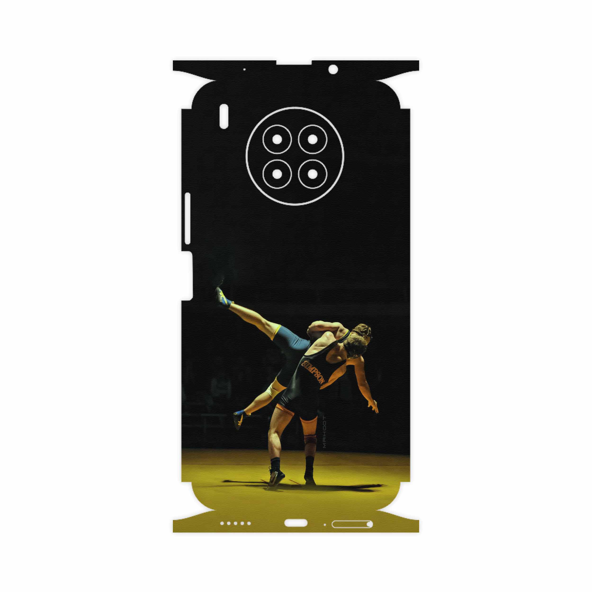 برچسب پوششی ماهوت مدل Wrestling-FullSkin مناسب برای گوشی موبایل هوآوی Nova 8i