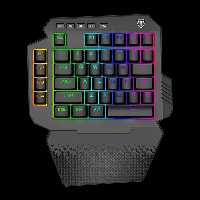 مشخصات، قیمت و خرید کیبورد گیمینگ تی دگر TDagger capri TGK318 رنگ مشکی