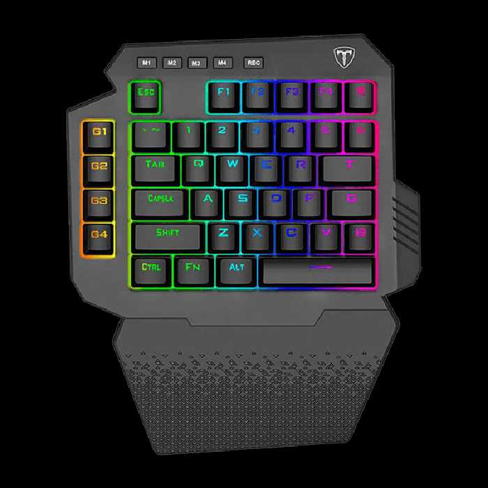 مشخصات، قیمت و خرید کیبورد گیمینگ تی دگر TDagger capri TGK318 رنگ مشکی