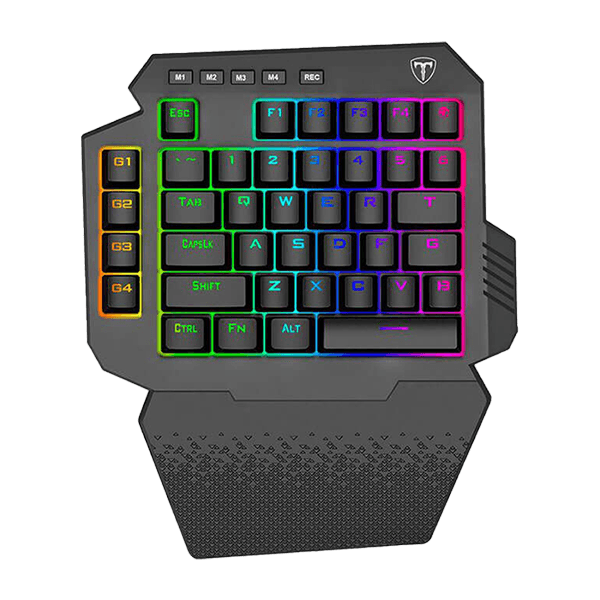 مشخصات، قیمت و خرید کیبورد گیمینگ تی دگر TDagger capri TGK318 رنگ مشکی
