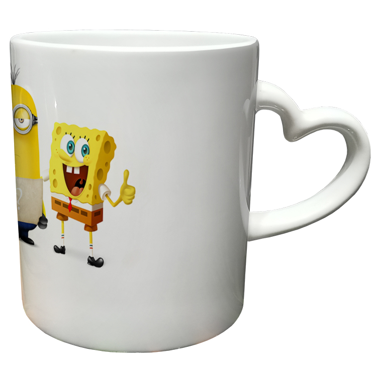 ماگ مدل دسته قلبی طرح مینیون کد 8