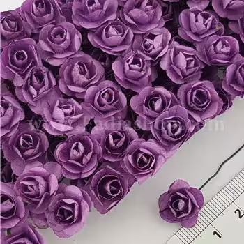 گل رز کوچک ارغوانی تیره