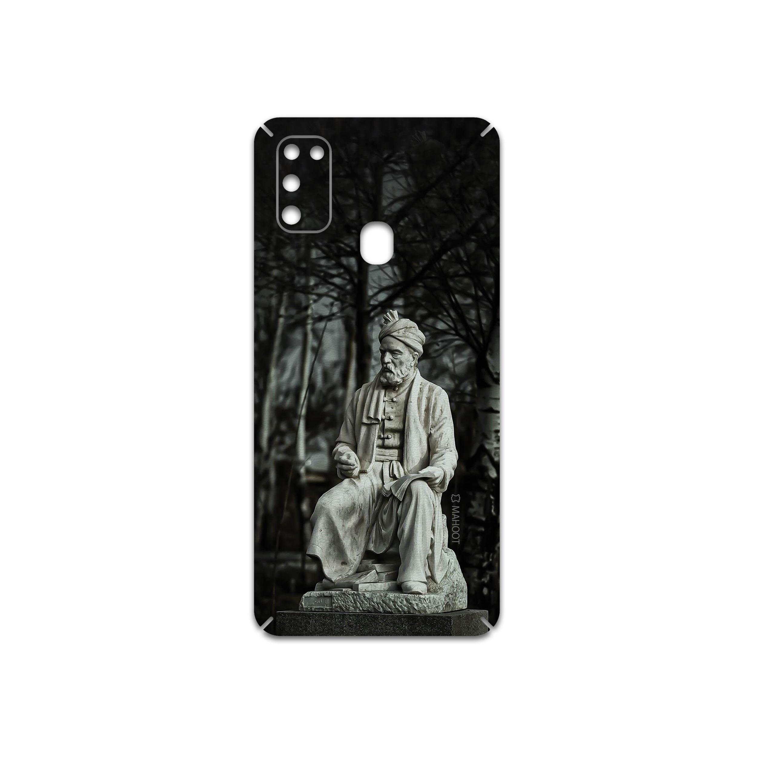 برچسب پوششی ماهوت مدل Ferdowsi-Logo مناسب برای گوشی موبایل سامسونگ Galaxy M21