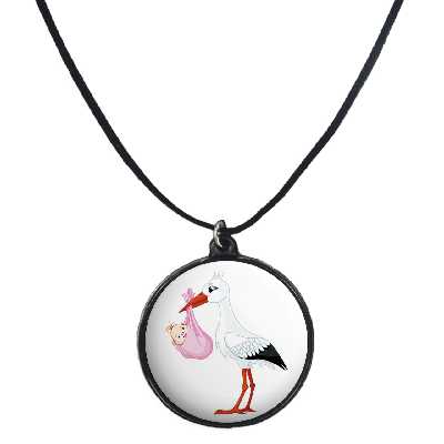 گردنبند پرمانه طرح cute کد pmb.26798 مدل دو طرفه