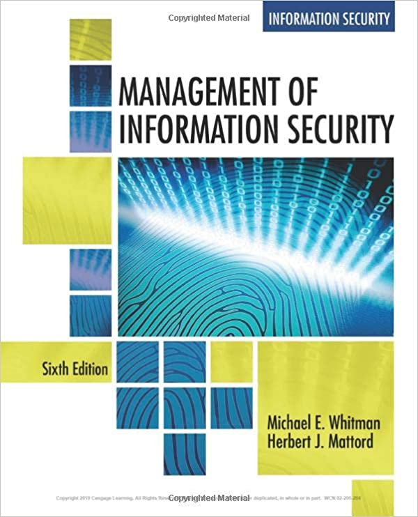 خرید و دانلود نسخه کامل کتاب Management of Information Security (6th Edition) - Pdf