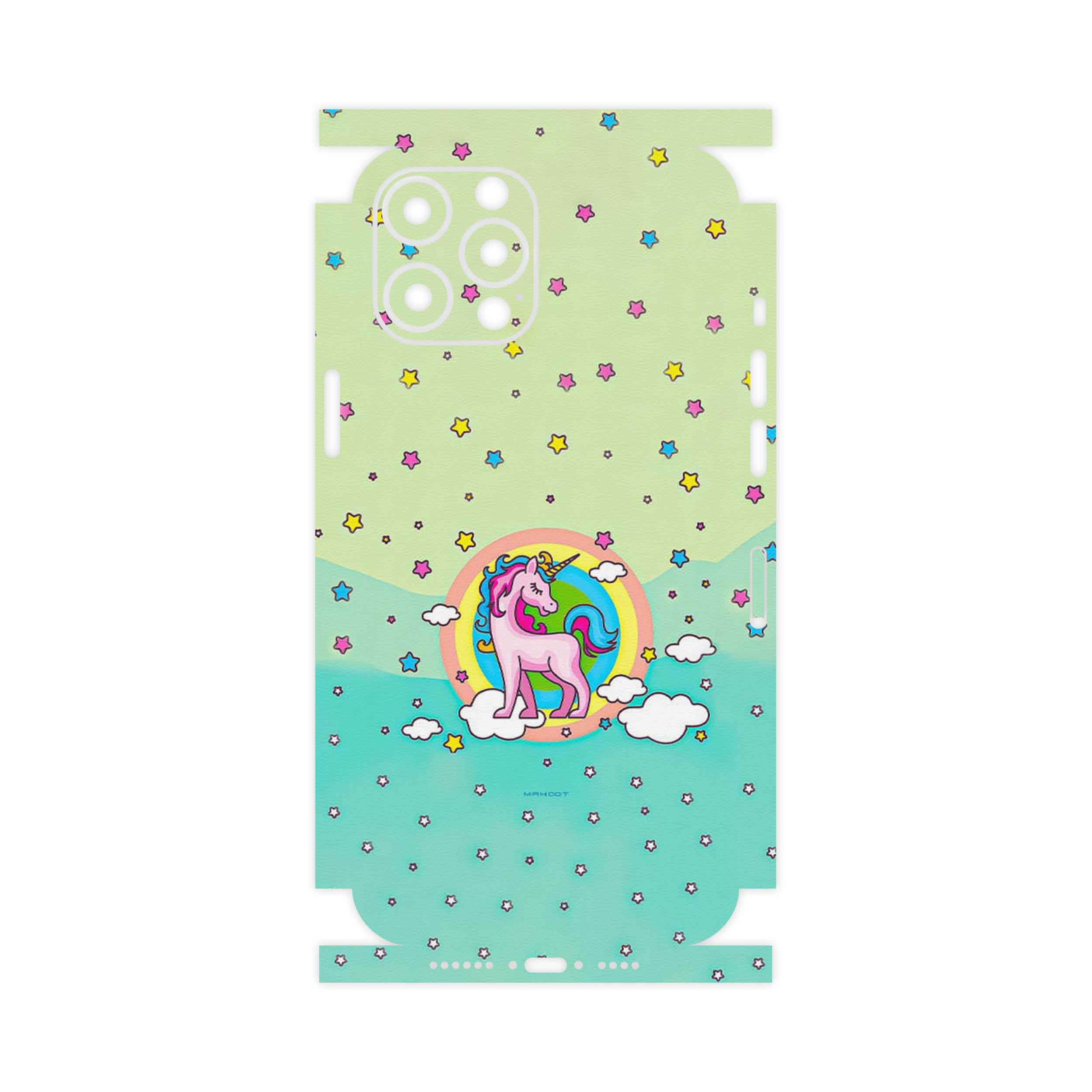 برچسب پوششی ماهوت مدل Rainbow unicorn adventure-FullSkin مناسب برای گوشی موبایل اپل iPhone 12 Pro Max