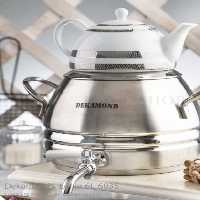 کتری و قوری استیل کف چدن