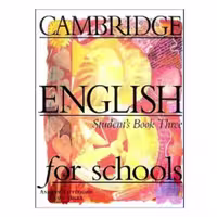 Cambridge English For Schools 3 کتاب