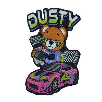 استیکر پارچه و لباس مدل T8