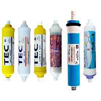  فیلتر دستگاه تصفیه کننده آب مدل FILTER RO- AT6Q مجموعه 6 عددی